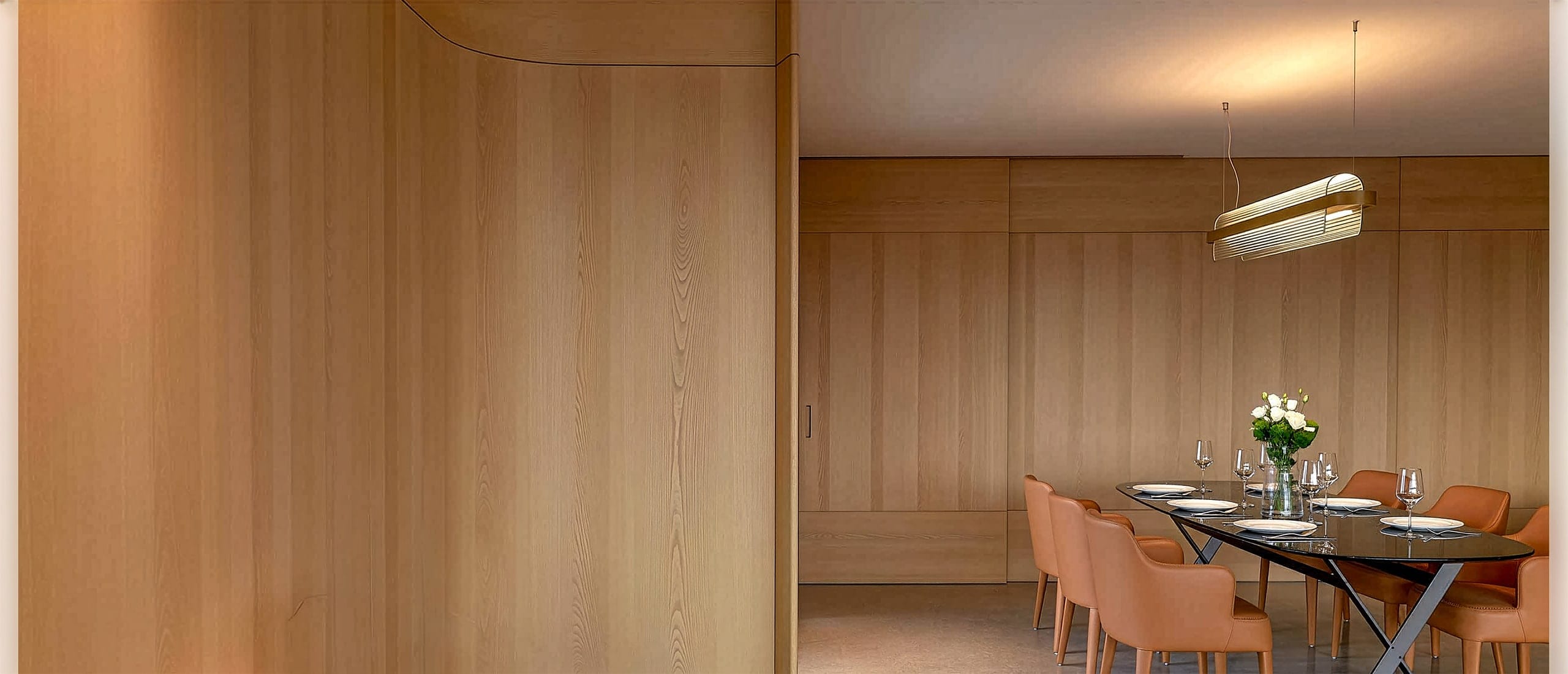 Dining room with Nami lamp — Beijing Dongzhimen N.8, Beijing — KDLN