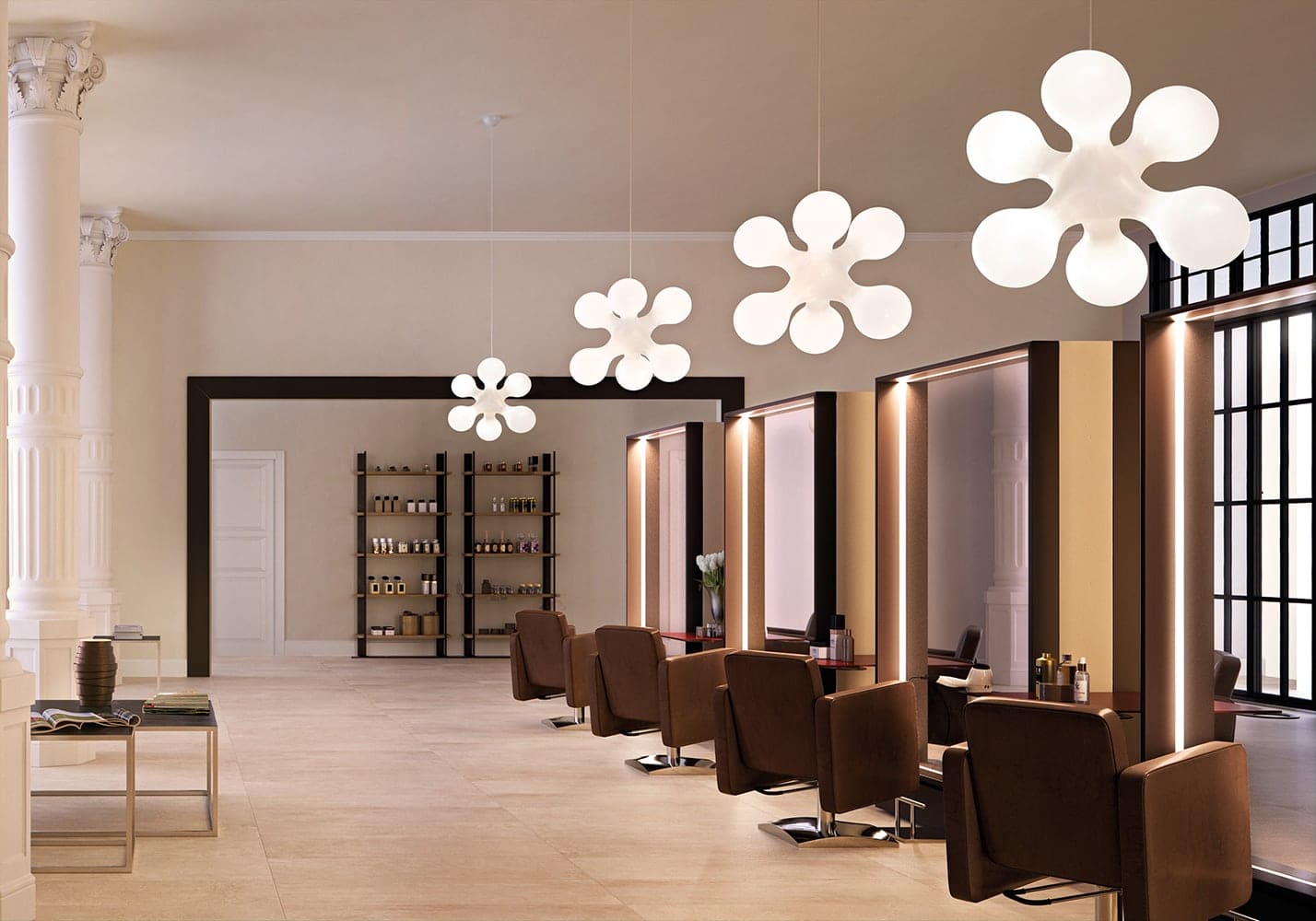 Atomium suspension - Immagine ambientata