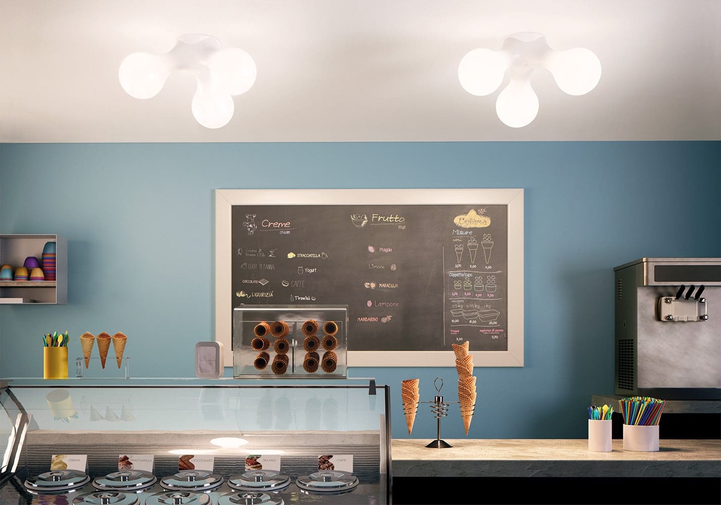 Atomium wall - Lifestyle image