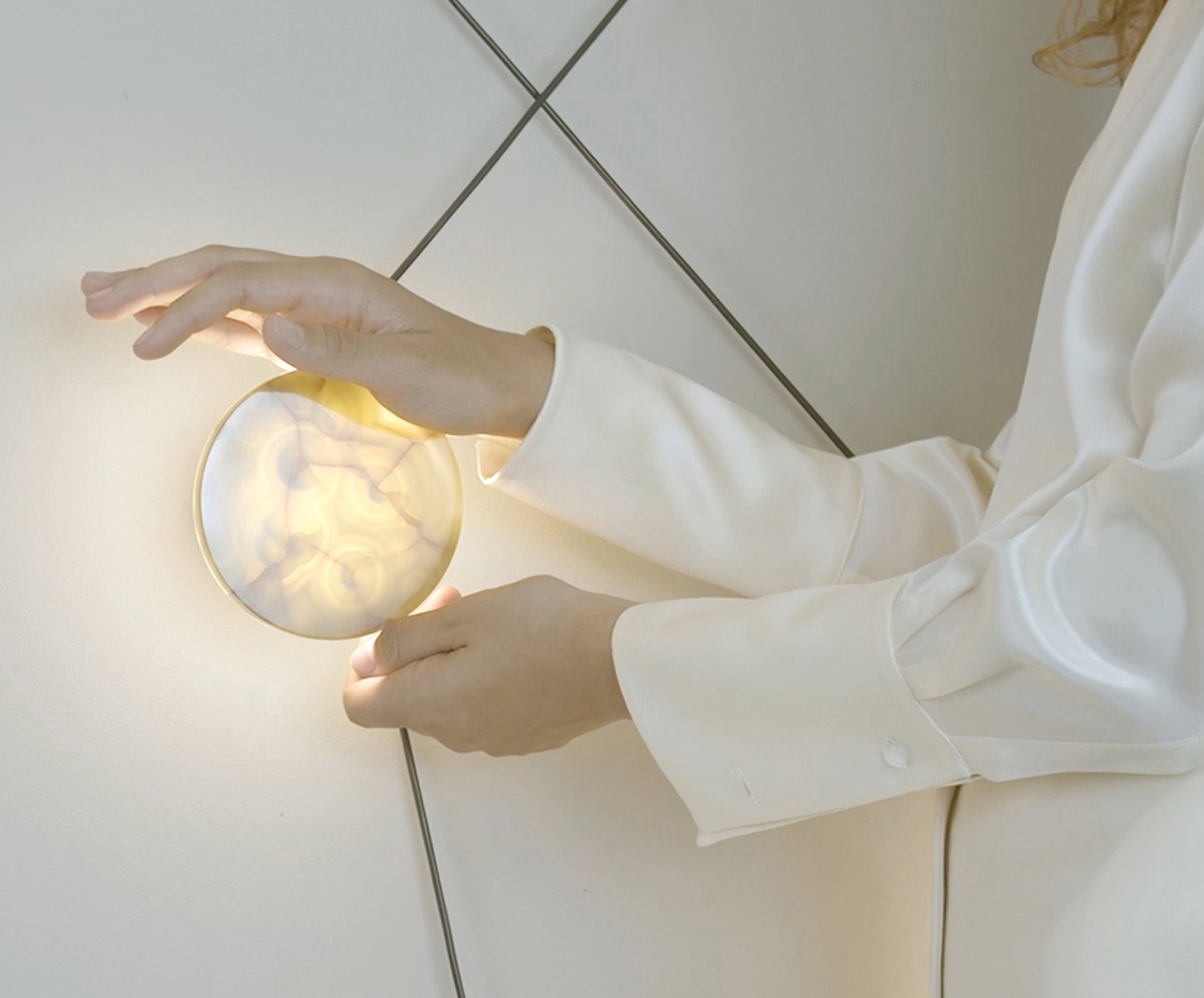 Esposizione in sede di Trezzano sul Naviglio della lampada Azou