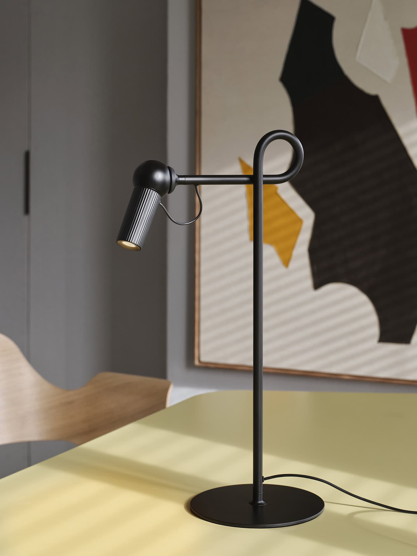 Scrivania con lampada Bird Table