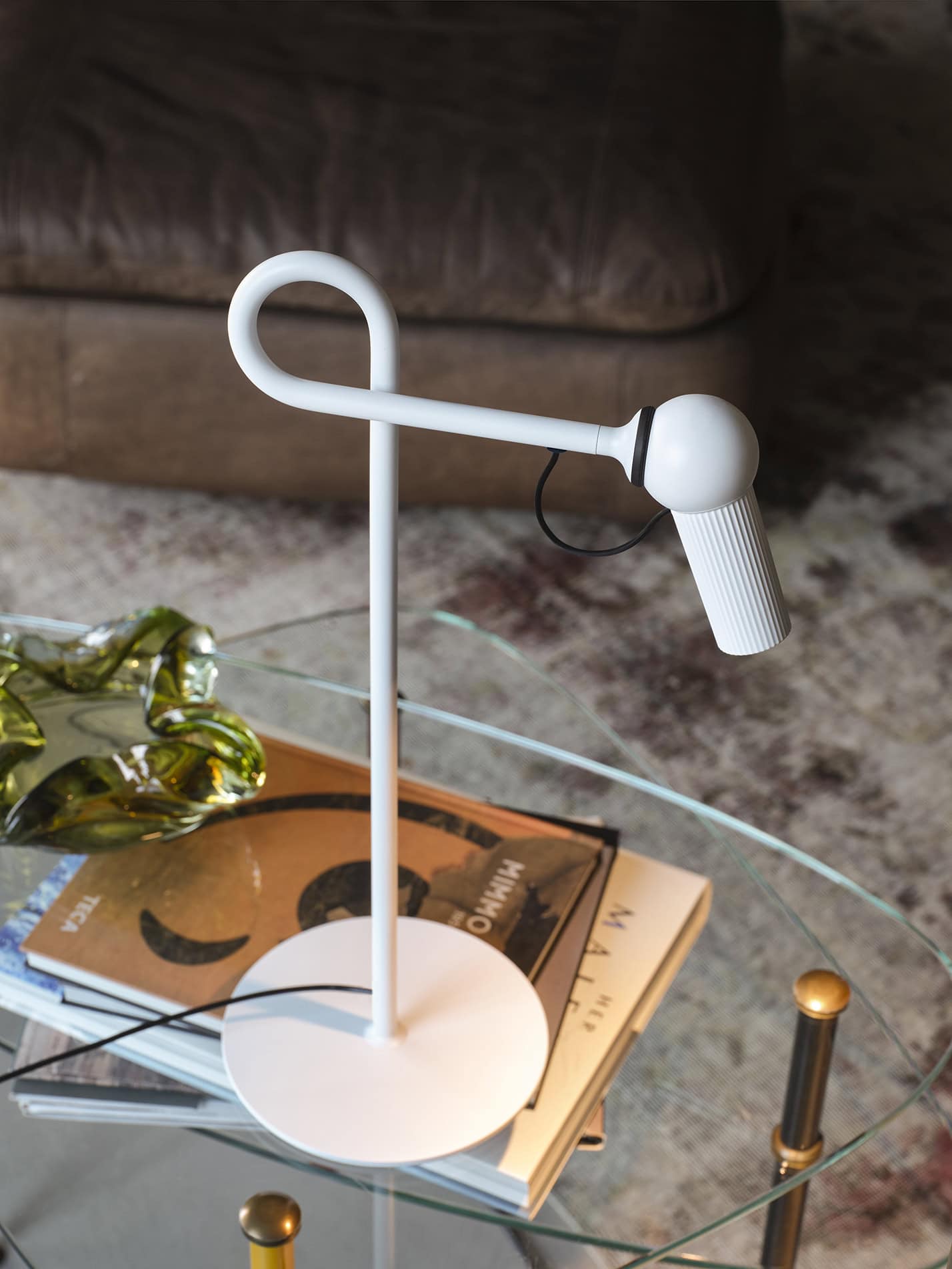 Tavolino da salotto con lampada Bird Table