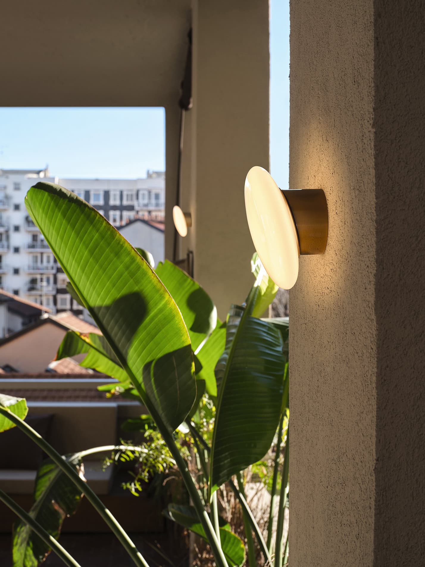 Terrazzo con lampada IP55