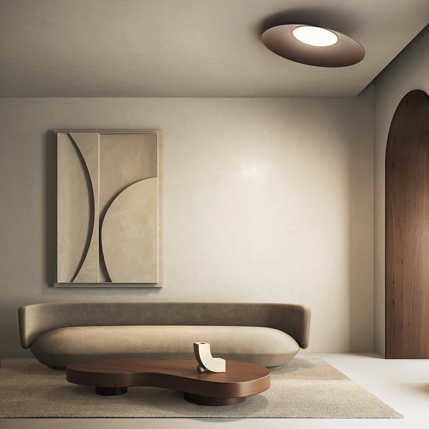 Living con lampada Kate Ceiling