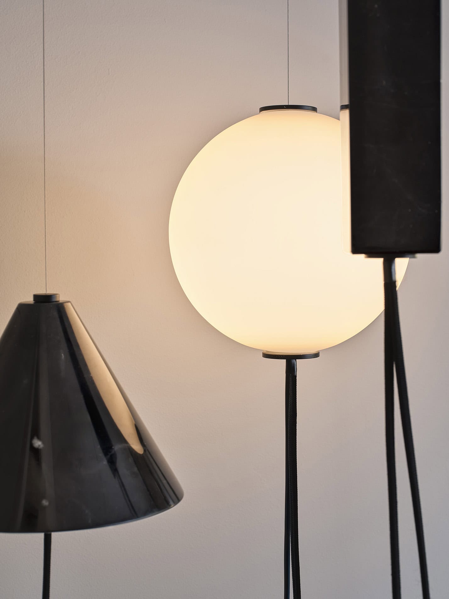 Dettaglio lampada Mars Suspension