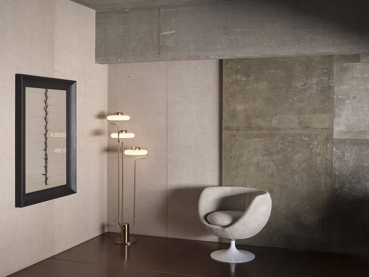 Camera con lampada Tratto Floor